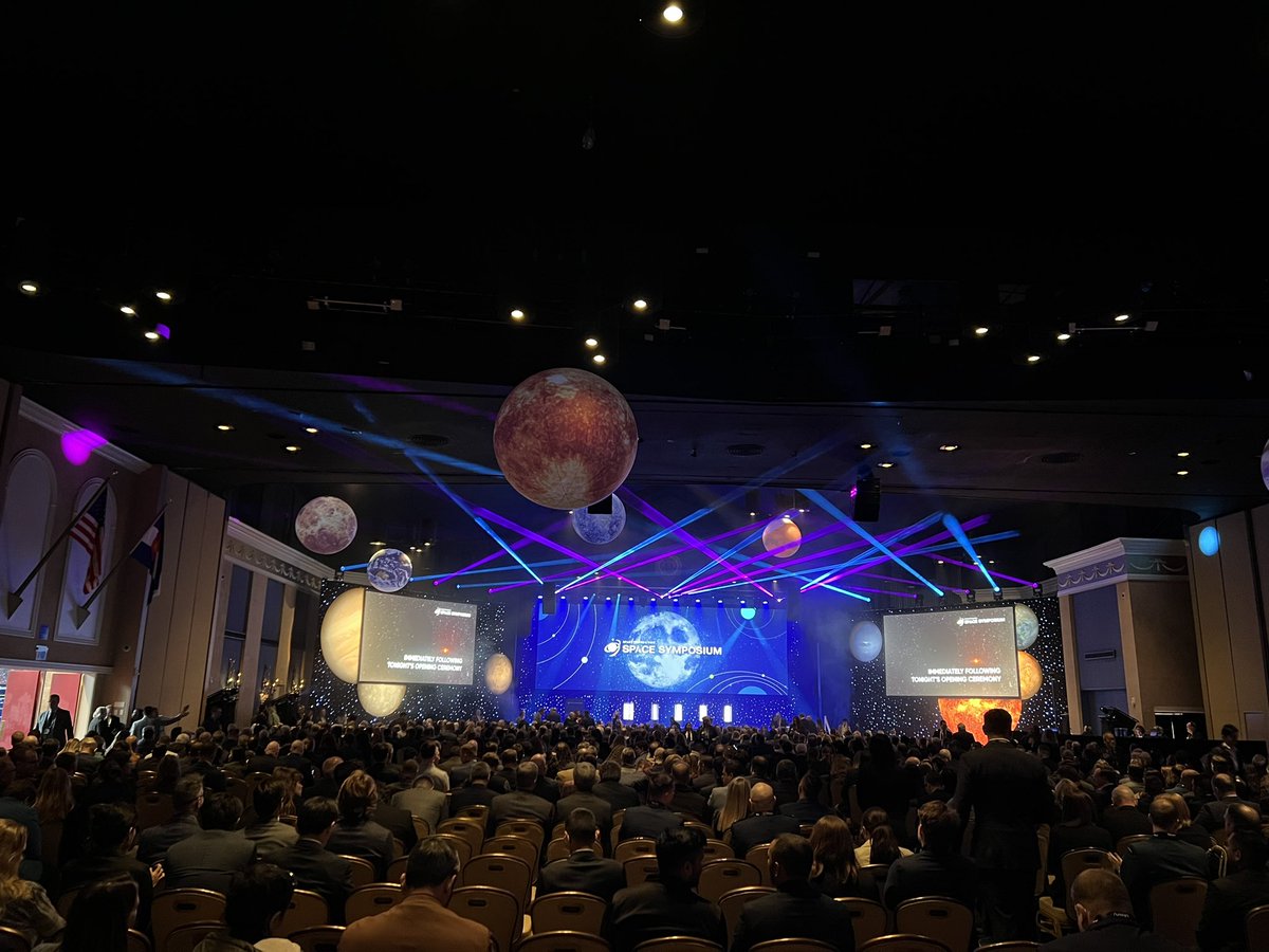 #SpaceSymposium !