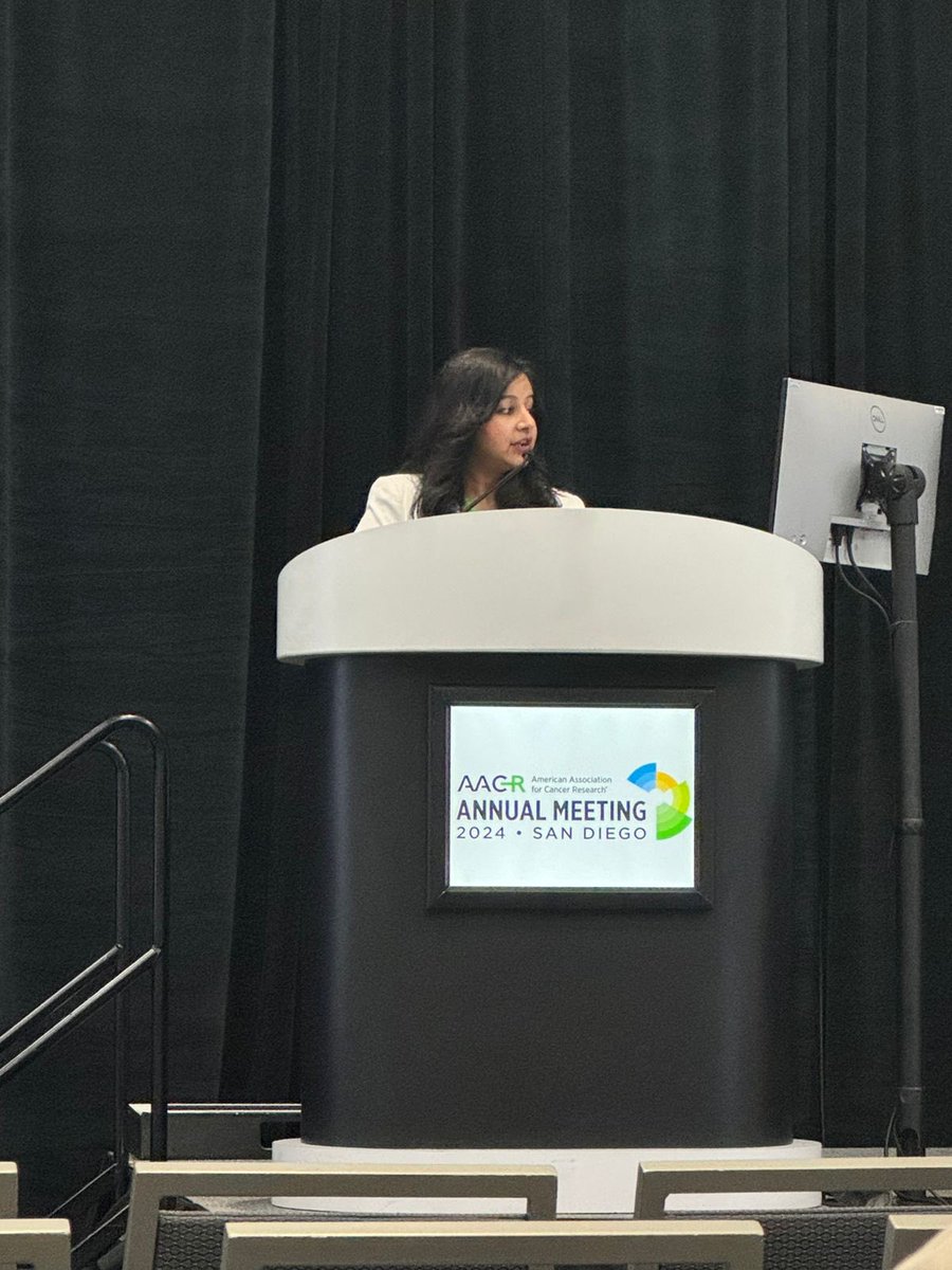 RamyaRavi91's tweet photo. Thank you @AACR for giving me the opportunity to present my work. #minisymposium #aacr #aacr24 #cancerresearch #womenincancerresearch https://t.co/6ZNMYm1DAG