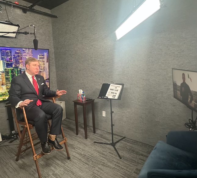 Today, I joined @ErickStakelbeck at @TBN studios to discuss the crisis on our southern border & Texas’ leadership in protecting our great state & Nation. Texas is taking a stand against Biden’s reckless failures, & I am glad more states are now standing shoulder to shoulder with…