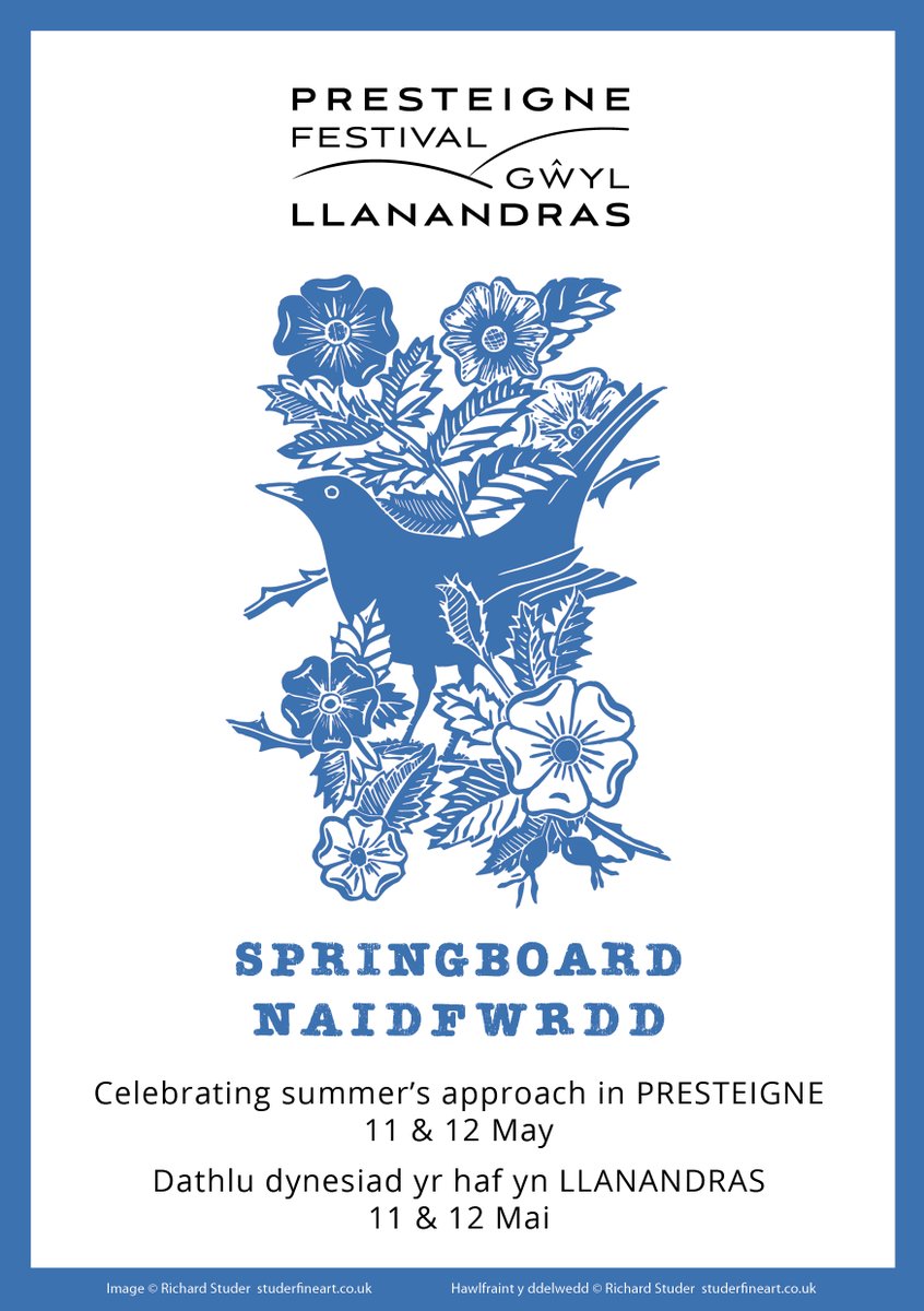 Very happy to announce the programme for our brand new 'Springboard' weekend, taking place in Presteigne on 11 & 12 May. Talks, film, music and much more. View or download the 'Springboard' brochure via this link: presteignefestival.com/2024-springboa… Book online or by phone on 01544 267 800.