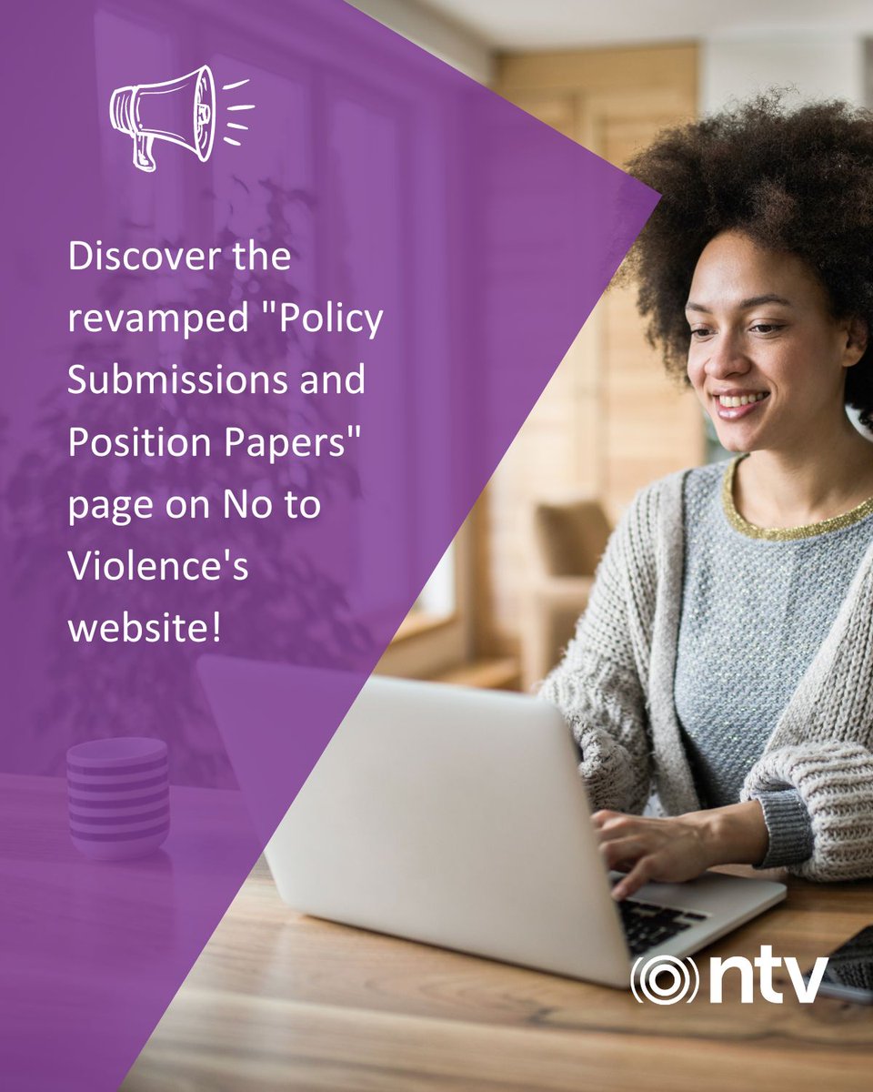 📢 Discover the revamped 'Policy Submissions and Position Papers' page on No to Violence's website! Visit the page 👉 ntv.org.au/advocacy-media…