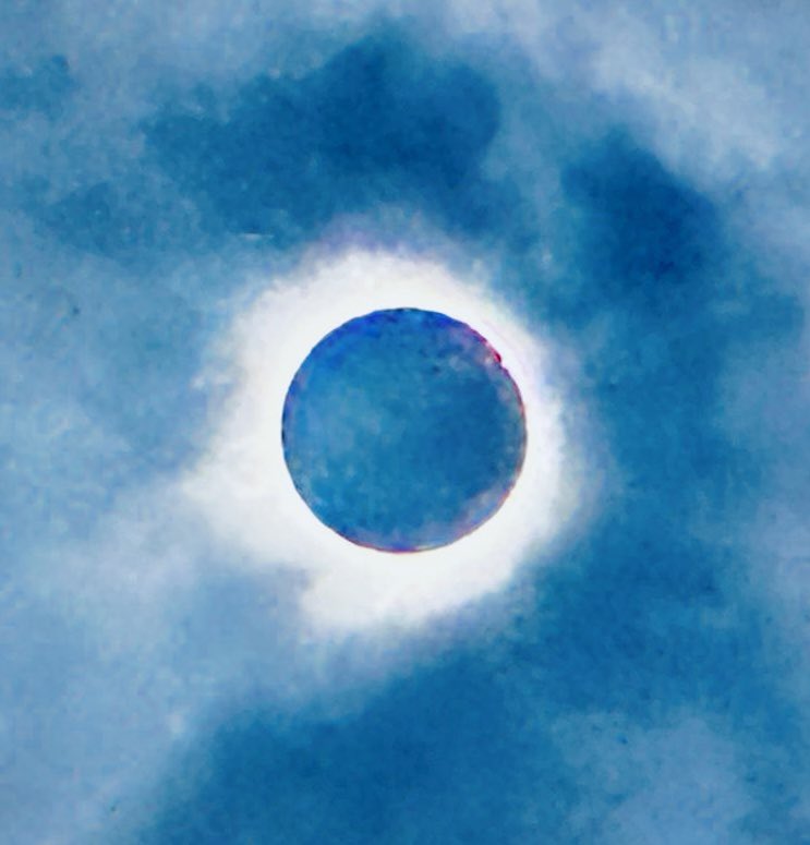 #SolarEclipse2024 here in Southern Canada! 🇨🇦 Loved seeing the #totality, we were at the edge of our seats as the phases continued, with the car ride full of eager conversations about the #phenomenal sight! (With #solarglasses of course!) #Astrophotography #space #universe