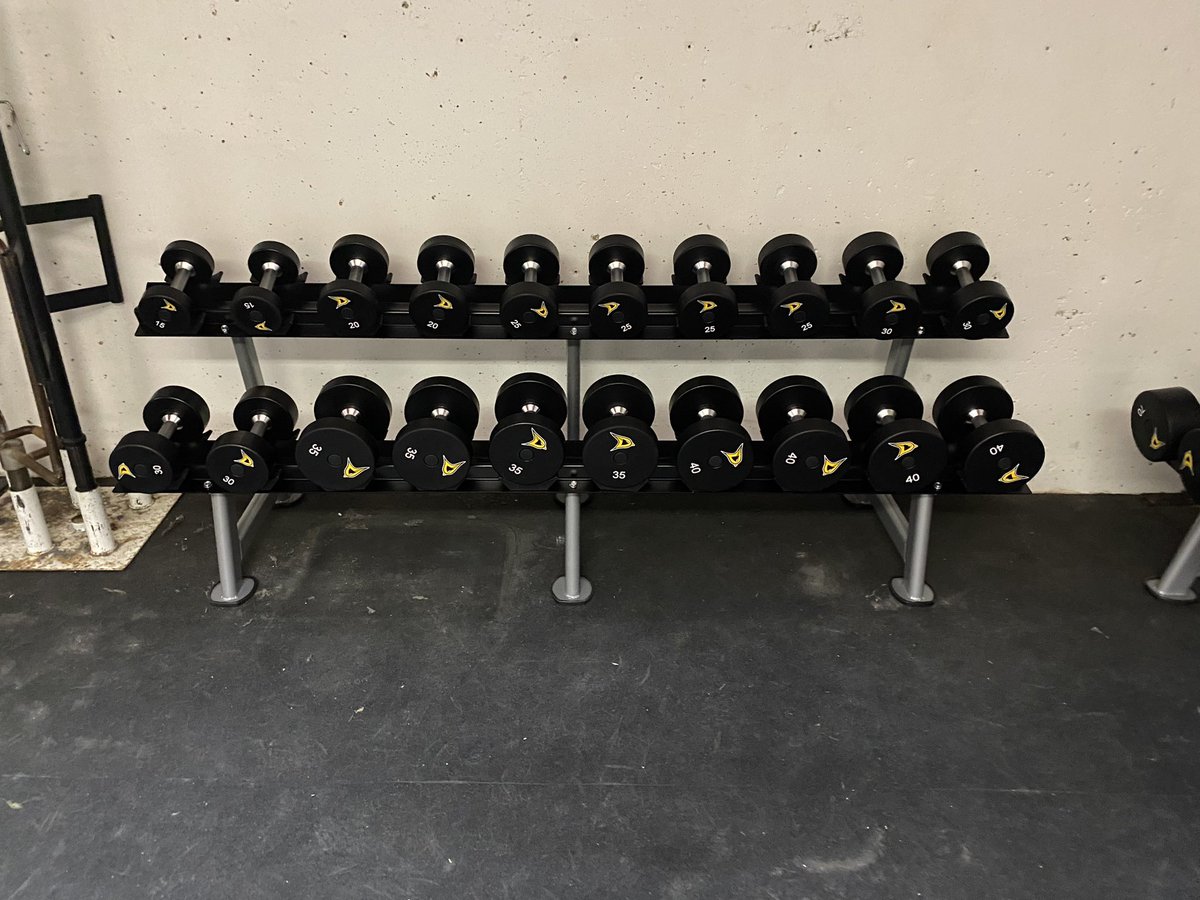 Big boost to the PE program at Davison today. Previously we didn’t have dumbbells, but thanks to the ACC 400 kids that take PE everyday will be able to enjoy these everyday! Xmas came early!