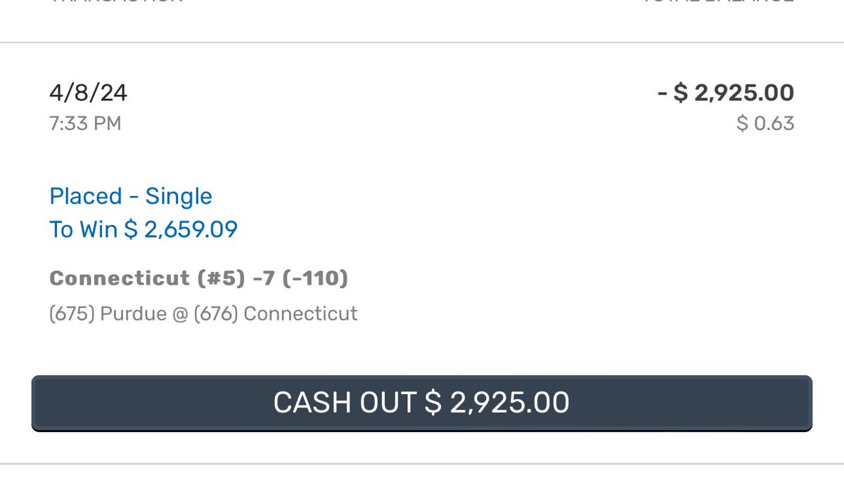 UCONN. STAND UP!

Cap off this historic run the right way 😈😈 

LFG #NationalChampionship 💰🏆

If they cover the spread, I’ll #Givaway $100 to 2 people! Like and repost!! 🔥🔥🫶🏼