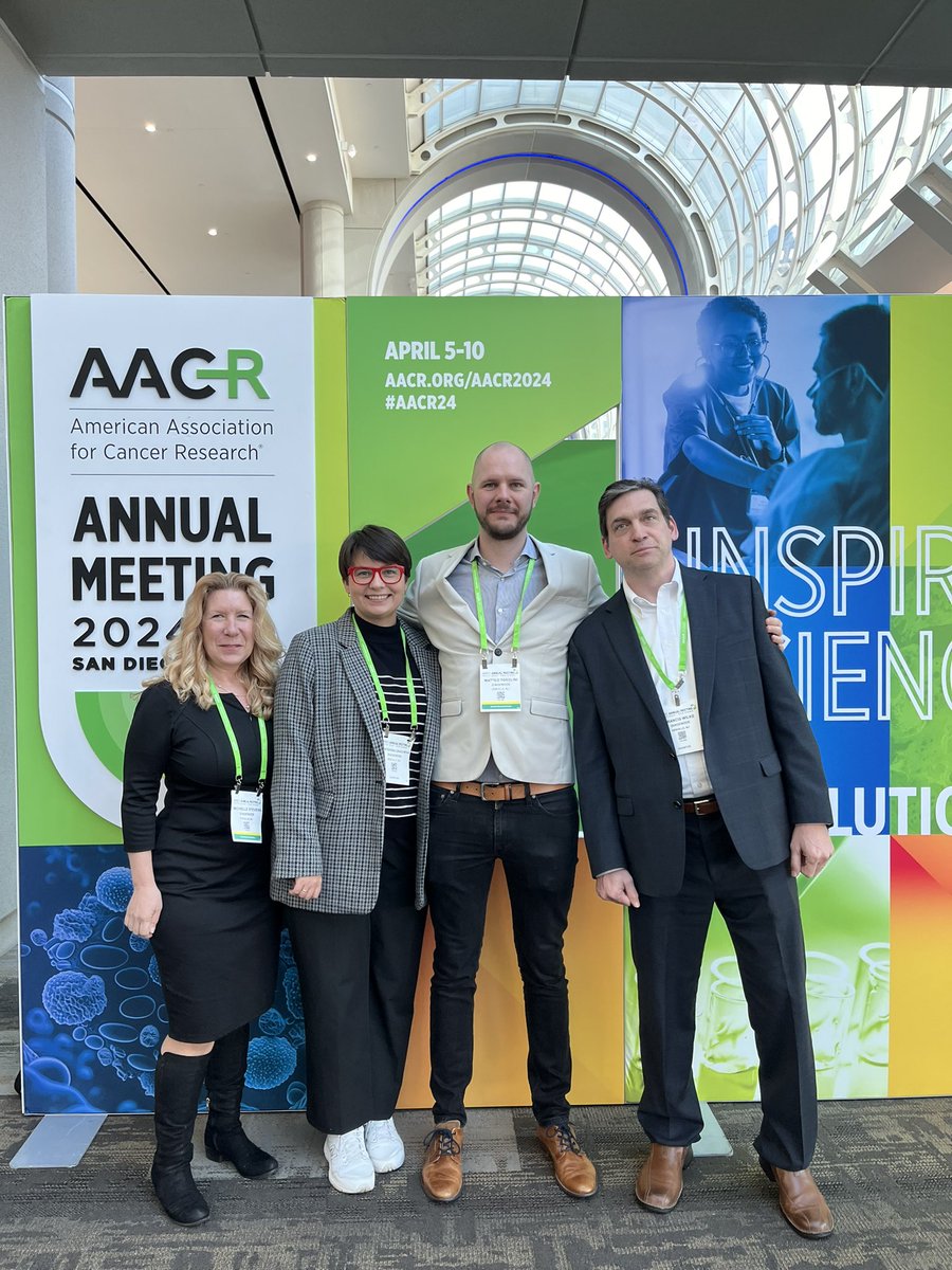 #AACR24 is a truly fantastic experience of seeing how cancer research evolves. 
And it is amazing to be a part of this process.