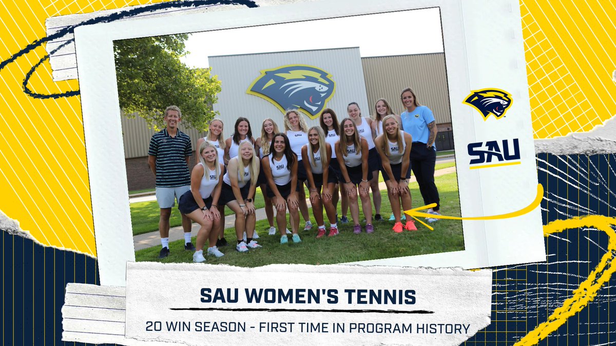 🎾 | Women's Tennis reaches their first 20 win season for the first time in program history #SAUCougars | @SAUCougarsWTEN