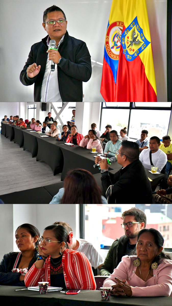 📢 Desde @OPIAC_Amazonia en cabeza del Coordinador General, @muca_oswaldo, participamos en el encuentro junto con los 13 gobiernos indígenas de #Amazonas, #Vaupés y #Guainía que han decidido en su autonomía y libre determinación, poner a funcionar sus territorios como entidades