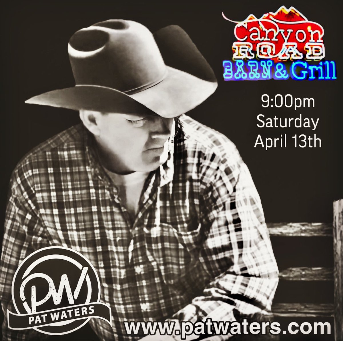 Here’s your Saturday night plans! See ya at Canyon Road Barn &amp; Grill!