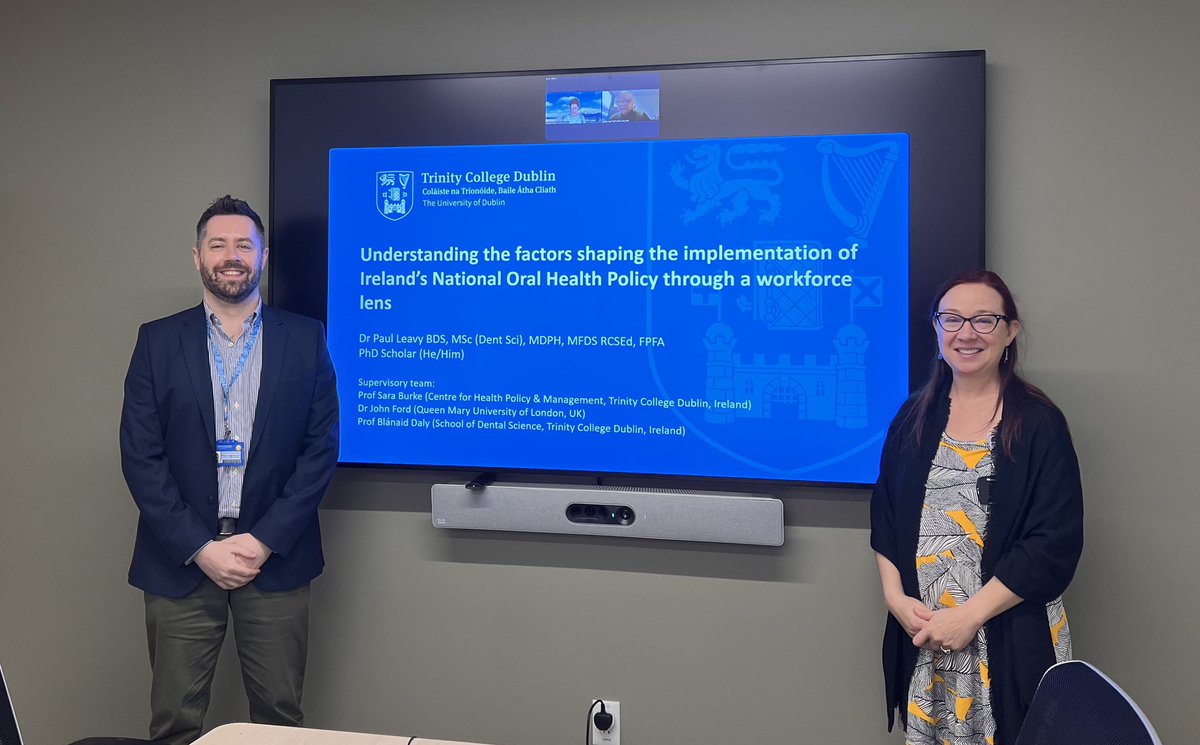 Paul Leavy (@drpaulleavy) on Twitter photo Last week, I had the pleasure of presenting my PhD findings to staff <a href="/ucsfdentistry/">UCSF Dentistry</a> <a href="/healthforceucsf/">Healthforce Center at UCSF 🏳️🌈🏳️⚧️</a> & US Dental Public Health colleagues at the #DPH475 lecture series.
Thanks to <a href="/bethmertz/">Dr. Beth Mertz</a> for hosting me in San Francisco for my <a href="/SPHeREprogramme/">SPHeRE</a> <a href="/TCDhpm/">Centre For Health Policy and Management</a> int’l placement
#PhD Last week, I had the pleasure of presenting my PhD findings to staff <a href="/ucsfdentistry/">UCSF Dentistry</a> <a href="/healthforceucsf/">Healthforce Center at UCSF 🏳️🌈🏳️⚧️</a> & US Dental Public Health colleagues at the #DPH475 lecture series.
Thanks to <a href="/bethmertz/">Dr. Beth Mertz</a> for hosting me in San Francisco for my <a href="/SPHeREprogramme/">SPHeRE</a> <a href="/TCDhpm/">Centre For Health Policy and Management</a> int’l placement
#PhD