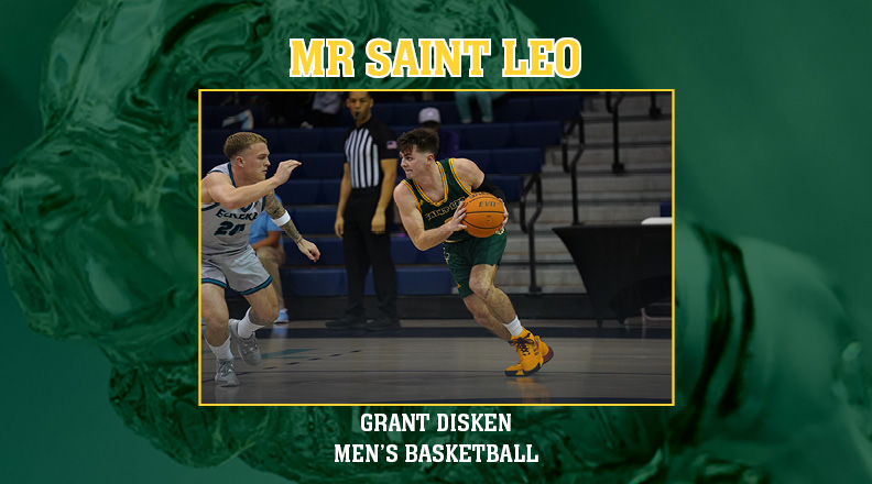 2024 𝙂𝙍𝙀𝙀𝙉 & 𝙂𝙊𝙇𝘿 𝘼𝙒𝘼𝙍𝘿𝙎 Congrats to our Miss and Mr. Saint Leo Award Winners Madyson Coe - @SaintLeoSB Grant Disken - @SaintLeoMBB #GOLIONS 🦁 | #SAINTLEO1PRIDE 🦁