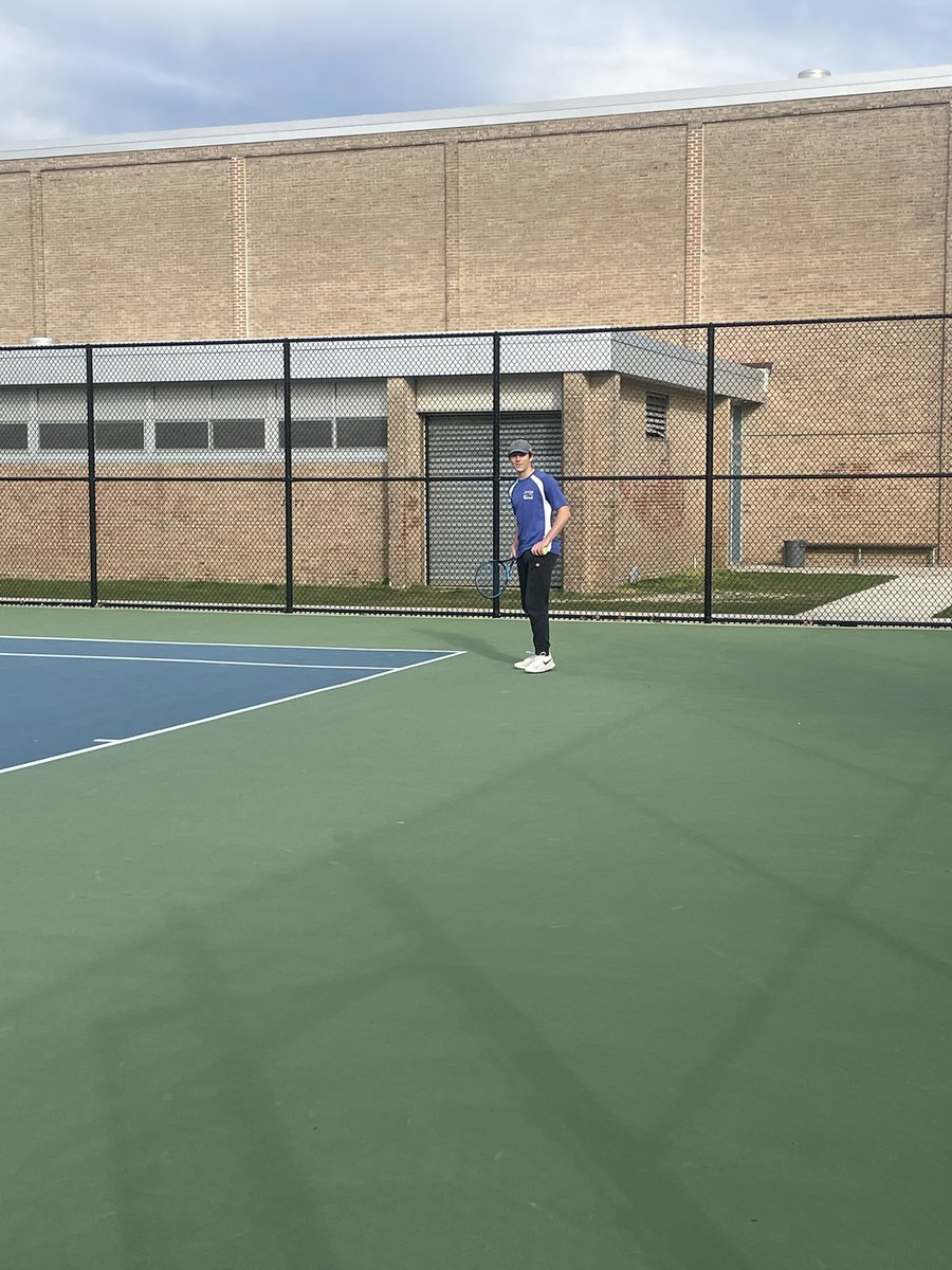 Anthony and Peter Bell help lead JGHS Knights to a  4-3 Varsity Tennis victory over Port Jefferson High School