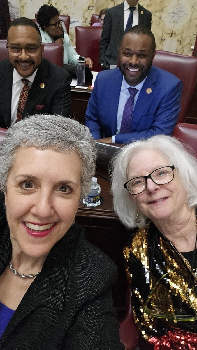 Loved sitting with these wonderful Senate colleagues this session! We represent 4 different counties but work together on behalf of the State of Maryland. #MDGA2024