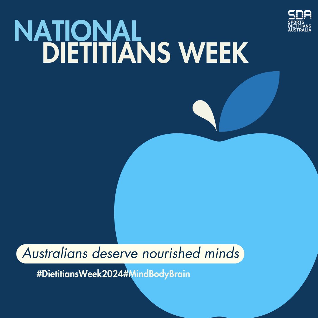 Happy Dietitians Week!! Dietitians Week aims to amplify the leading voice of Accredited Practising Dietitians. This year, the focus is on nourishing the mind, body, and brain and recognising the important role APDs play in supporting mental health. #mindbodybrain