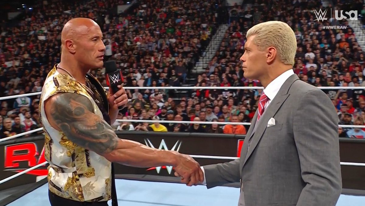 What did The Rock just give to Cody? 🤔