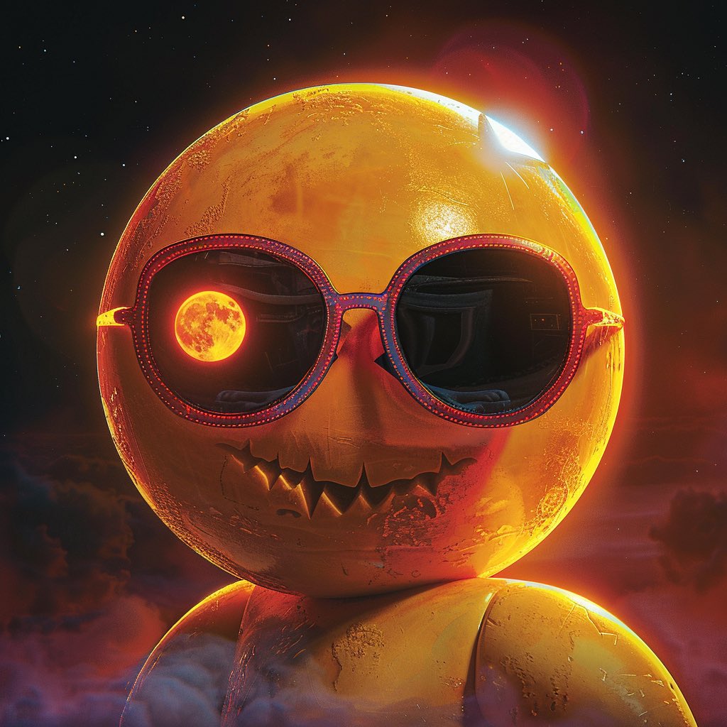 lordeco's tweet photo. Even an eclipse can’t obfuscate @pacmoon_ ☀️ 😎 https://t.co/DXRyGKdH6l