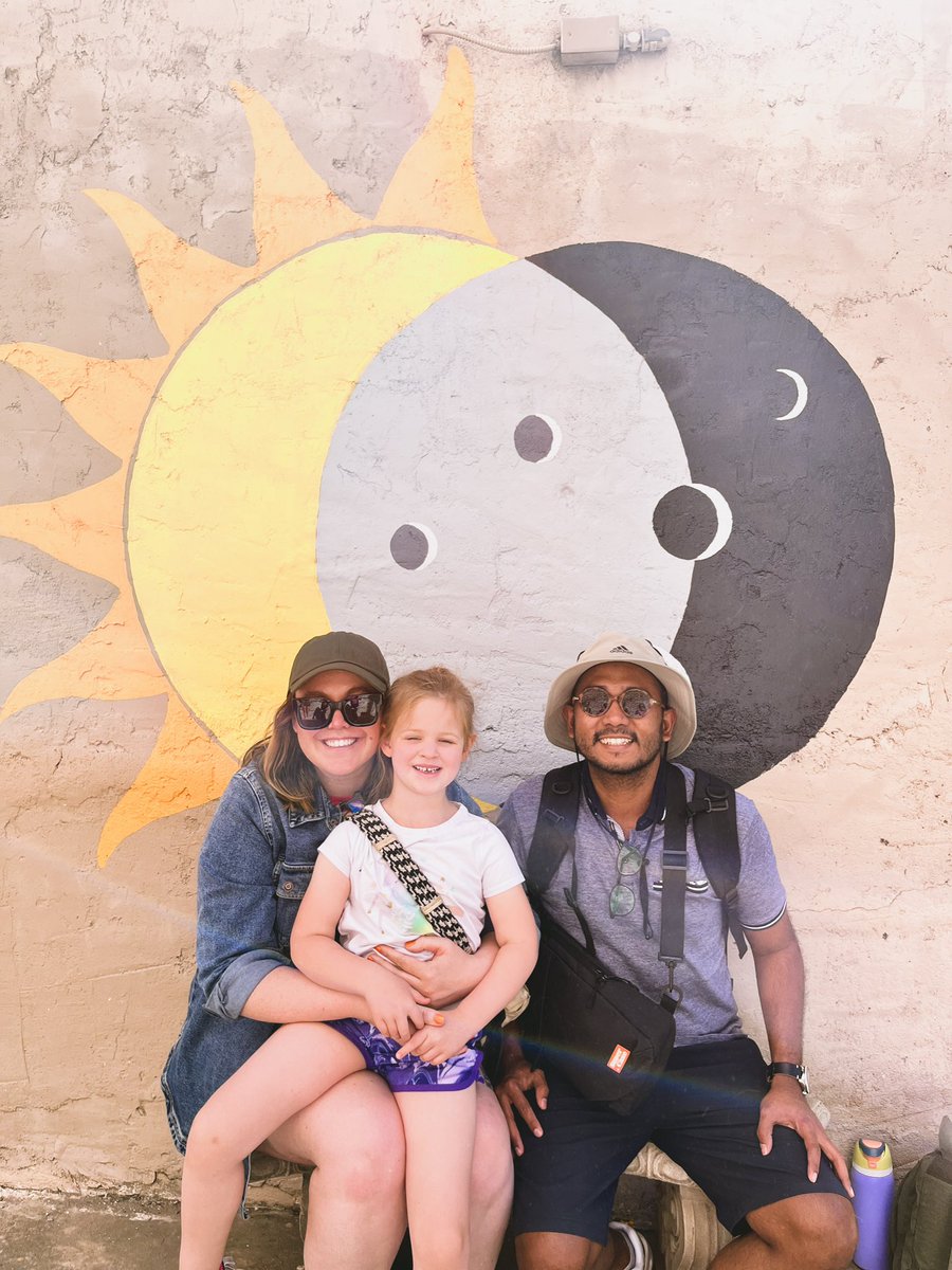 My five year old niece and I both played hooky from school today. We traveled to the smack-dab center of the path of totality for the eclipse. It was such a special day that I know I'm going to treasure for the rest of my life 💕☀️🌝