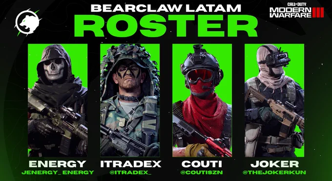 Image from BearClaw Esports (@BearClaw_Esport)