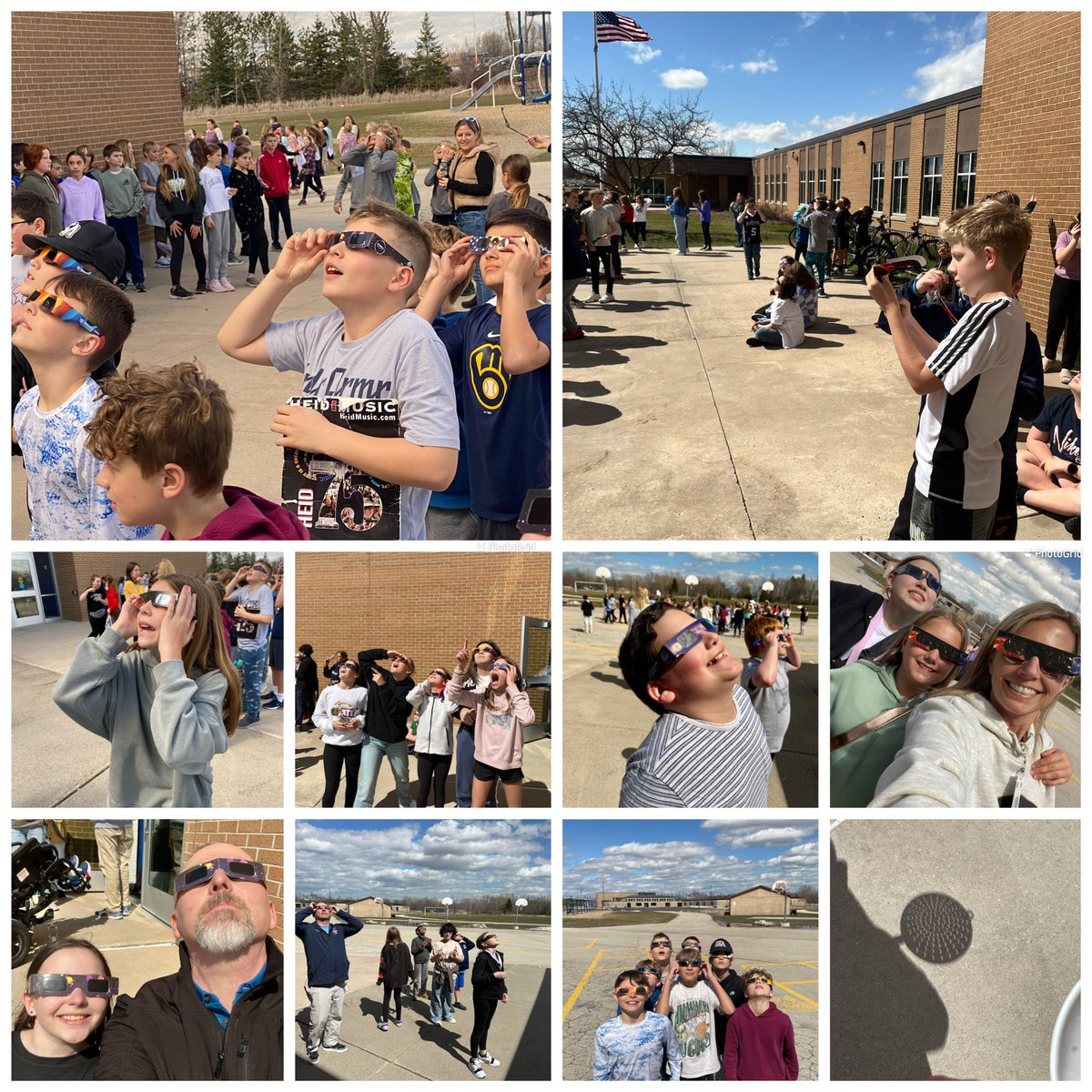 Mr. Jon Jagler ๐ (@mr_jagler_lv) on Twitter photo So excited today to see so many <a href="/LinevilleHSSD/">Lineville School</a> students and staff safely enjoying the #solareclipse this afternoon! Some great learning and experiences happening every day in the <a href="/HSSD/">Howard-Suamico Schools</a>! So excited today to see so many <a href="/LinevilleHSSD/">Lineville School</a> students and staff safely enjoying the #solareclipse this afternoon! Some great learning and experiences happening every day in the <a href="/HSSD/">Howard-Suamico Schools</a>!