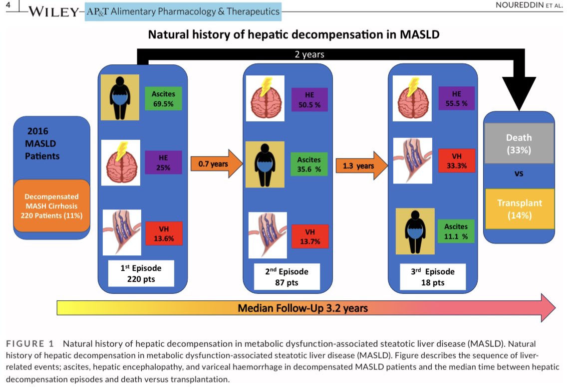 Natural history of MASLD in a group of people who underwent MRE 💪@NoureddinNabil and @DrLoomba