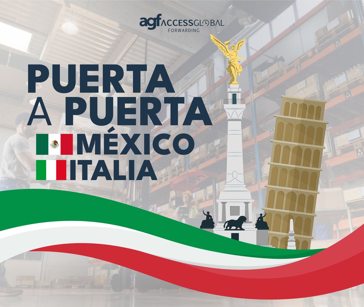 ¡Descubre nuestra solución puerta a puerta de México a Italia! Con AGF ¡Contáctanos hoy mismo para comenzar tu envío sin complicaciones! 🌍📦

📞 +52(55) 57851048
✉️ info@agf.com.mx
🌐 agf.com.mx
-
#AGF #EnvíosInternacionales #Logística #MéxicoItalia