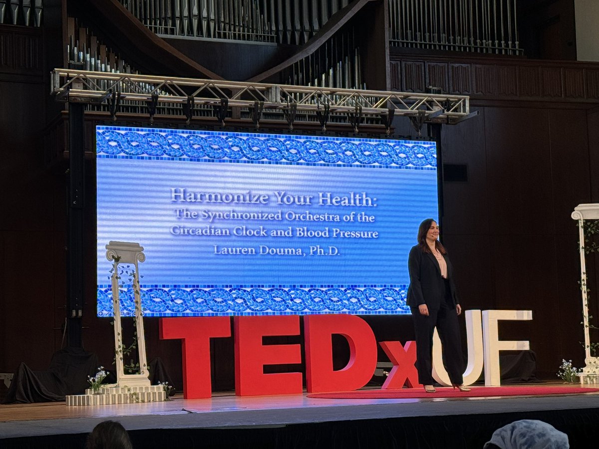 Congratulations Dr. Douma!!! Absolutely AMAZING @TEDx talk from @DoumaPhD this weekend! Beyond proud 🥲@UF @UFMedicine @UFexplore #circadian #Gumzlab