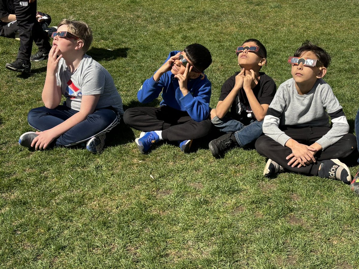 SPEDin2Learning's tweet image. We were so excited to get outside today and witness the solar eclipse.