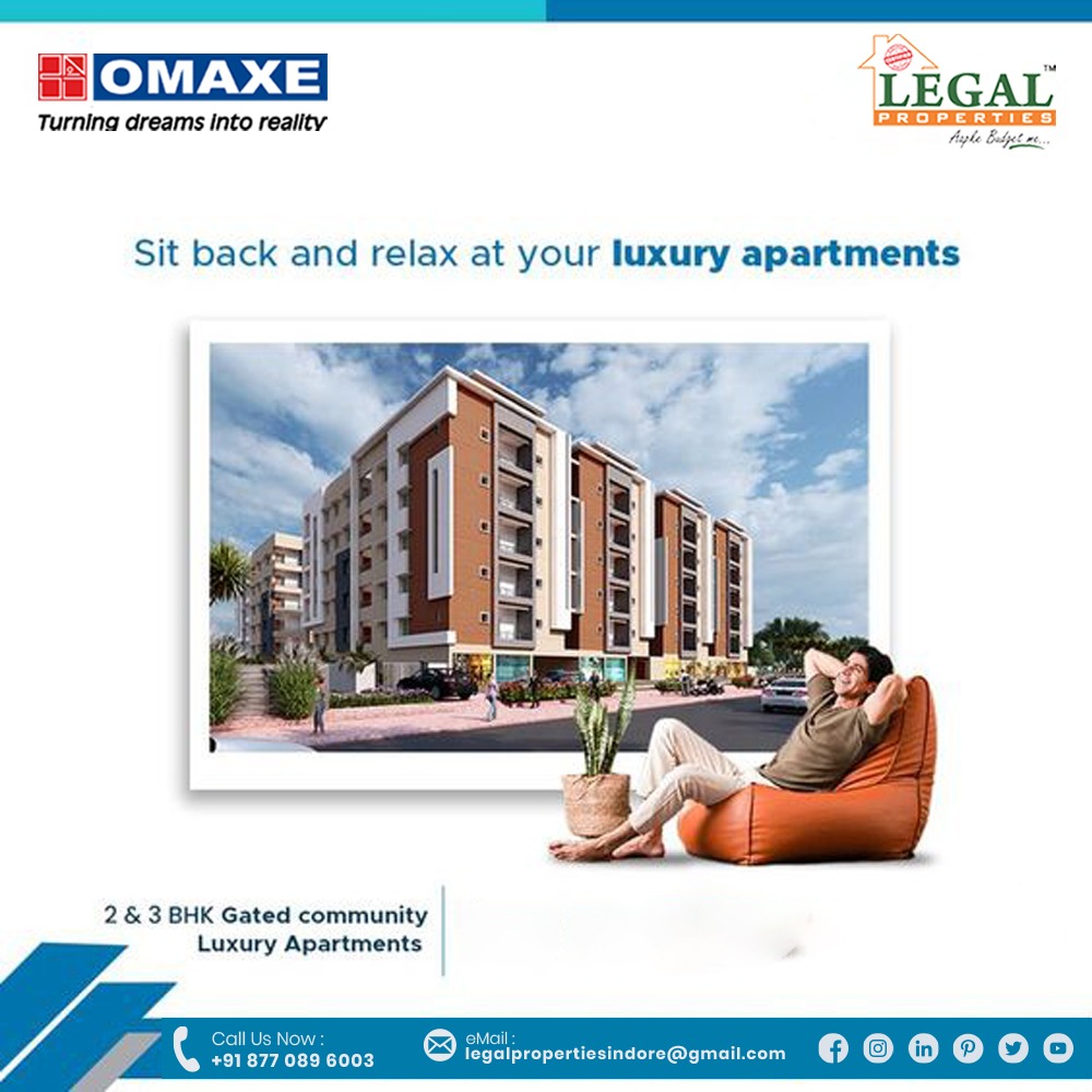 Indulge in the epitome of luxury living at Omaxe City's exquisite apartments. Unwind and rejuvenate in the comfort of your own lavish space. Experience serenity and sophistication like never before.

#LuxuryLiving #OmaxeCity #ApartmentLiving #RelaxationRetreat #SerenitySpace