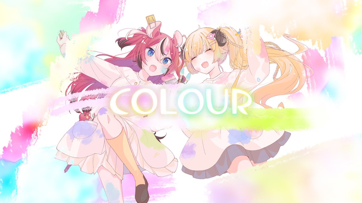 ✧༝ ORIGINAL MV ༝✧ The MV for COLOUR comes out tomorrow!!! @tsunomakiwatame and @hakosbaelz worked really hard on this song!!! LET'S PAINT THE WORLD WITH COLOUR!! PREMIERE TOMORROW! 🎲youtu.be/u9alGJE9ZXA🐏 #BaeBeatz #TeleBAE #ドドドライブ