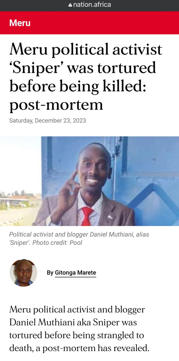 No one should die for criticising, insulting or even exposing a politician. Even God Almighty doesn’t murder those who criticise Him. Ruto should remind politicians that every citizen is guaranteed freedom of speech.Anyone who gets offended shouldn't commit murder but go to court