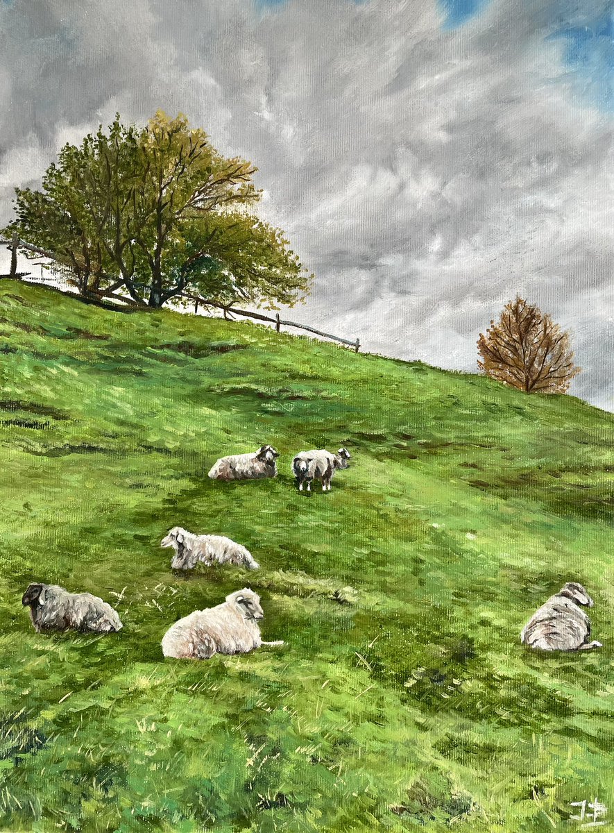 Good morning friends. Happy Tezostuesday Sheep in the Carpathians #nftart 12 ed. 3.4 xtz objkt.com/tokens/KT1FKR4…