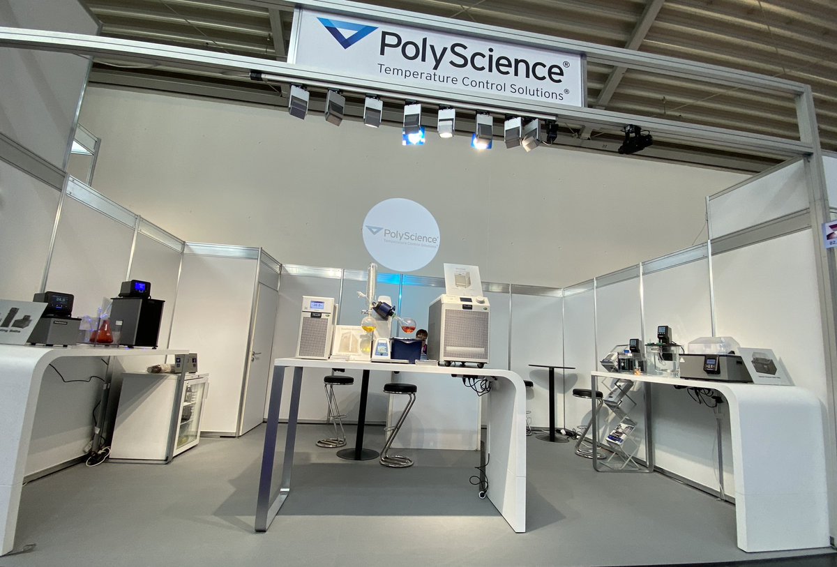 Meet us in Munich.
Booth is up, the chillers are on, the team is all here.
Hall B2,  Stand 104.
The coolest company at #analytica2024

#powerofpolyscience #PolyScienceProud #laboratrylife #americanmade #americanmanufacturing #laboratory #laboratoryscience #laboratoryequipment