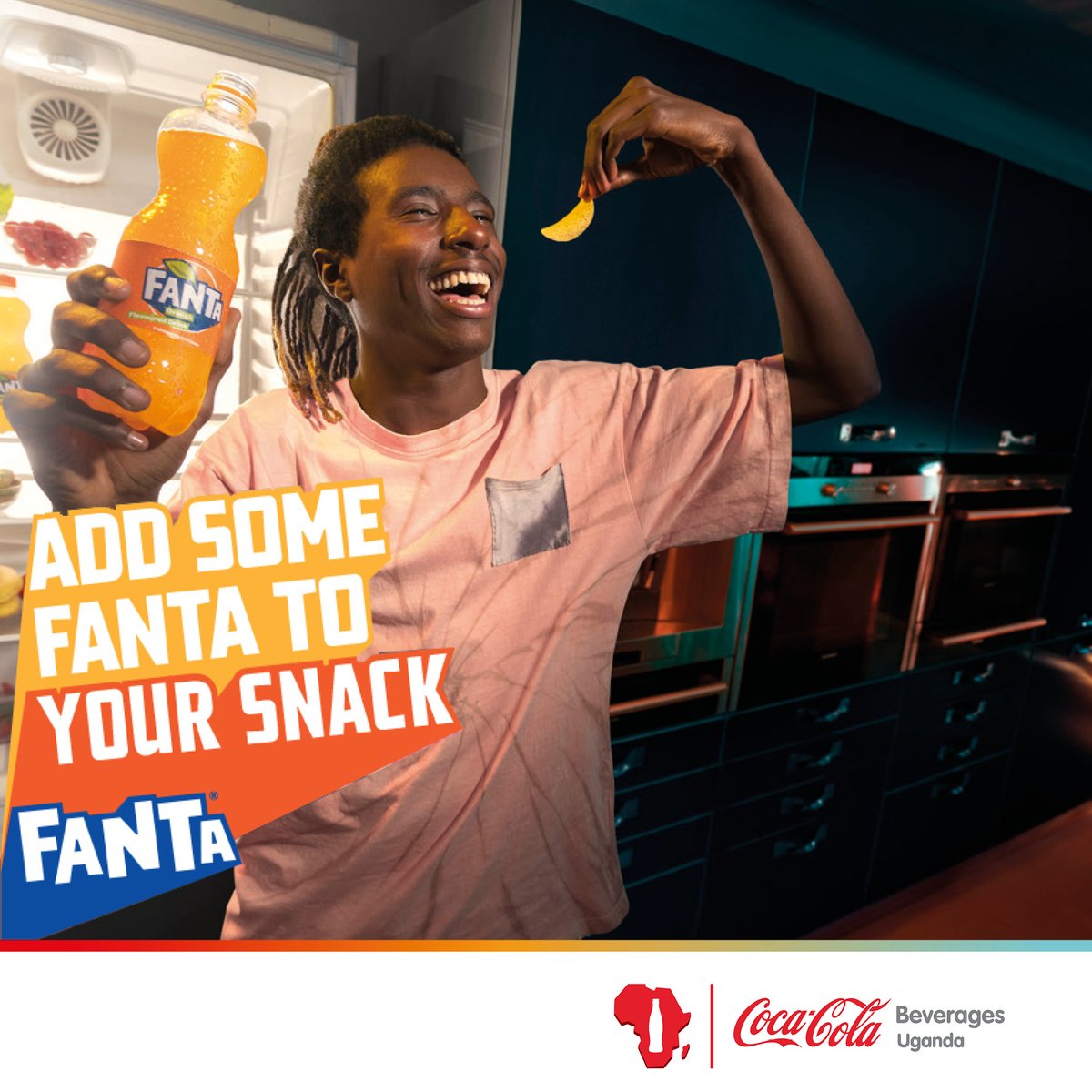 There is no snacking without a Fanta! What’s your favorite snack to pair with Fanta? #RefreshUG #CCBU