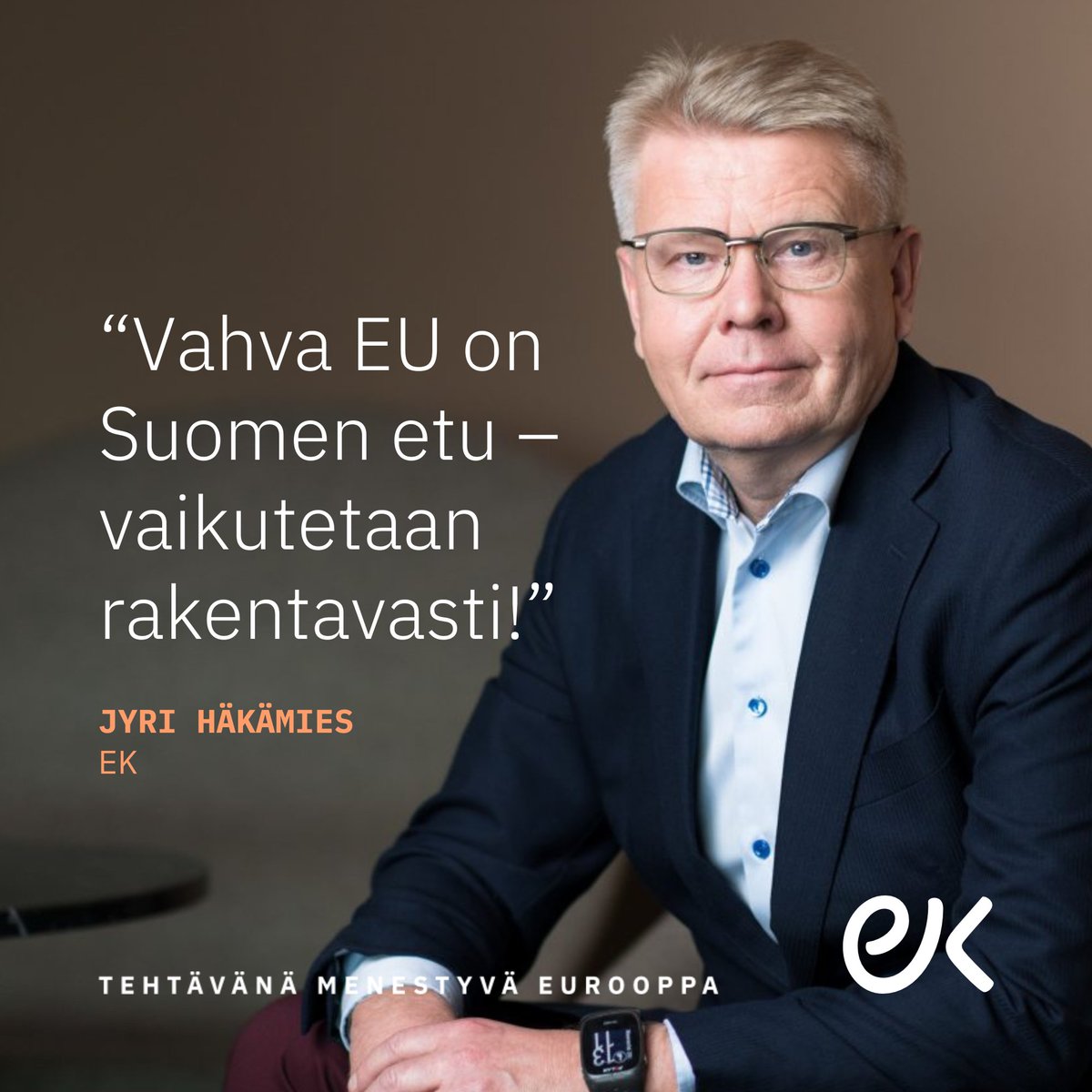 Vain taloudellisesti kasvava Eurooppa voi huolehtia maanosamme kehityksestä. Tulevalla komissiokaudella päähuomion tulee olla kilpailukyvyn vahvistamisessa, kirjoittaa @jyrihakamies 👉ek.fi/ajankohtaista/… #EUvaalit #EuroVaalit