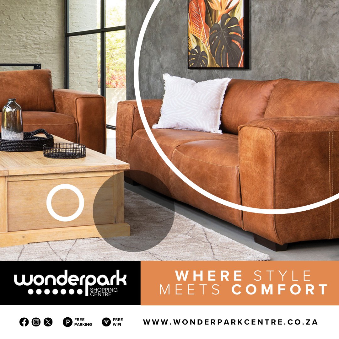 Rochester Furniture provides the epitome of elegance and home sophistication. ✨ Discover a collection of premium furniture, dining room sets, and living room suites, that exude timeless quality and style. 🛋️ Visit Rochester at #Wonderpark, where comfort meets innovation.