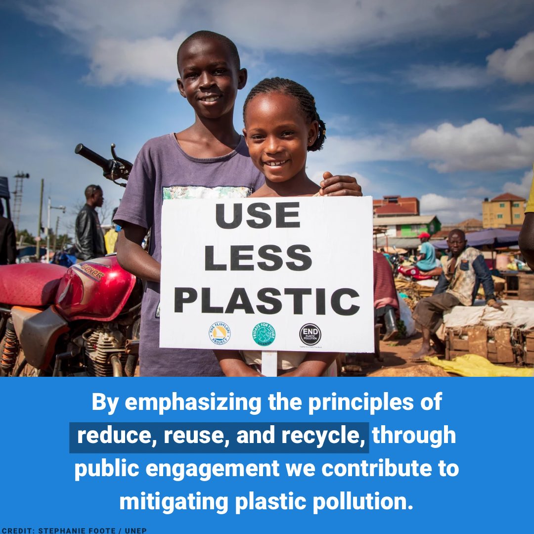 UNEP is dedicated to addressing Africa's waste management and pollution challenges through policy and regulatory frameworks. 

♻️

This entails Regulating plastics, improving waste management, promoting sustainability, and enhancing landfill practices to #BeatWastePollution .