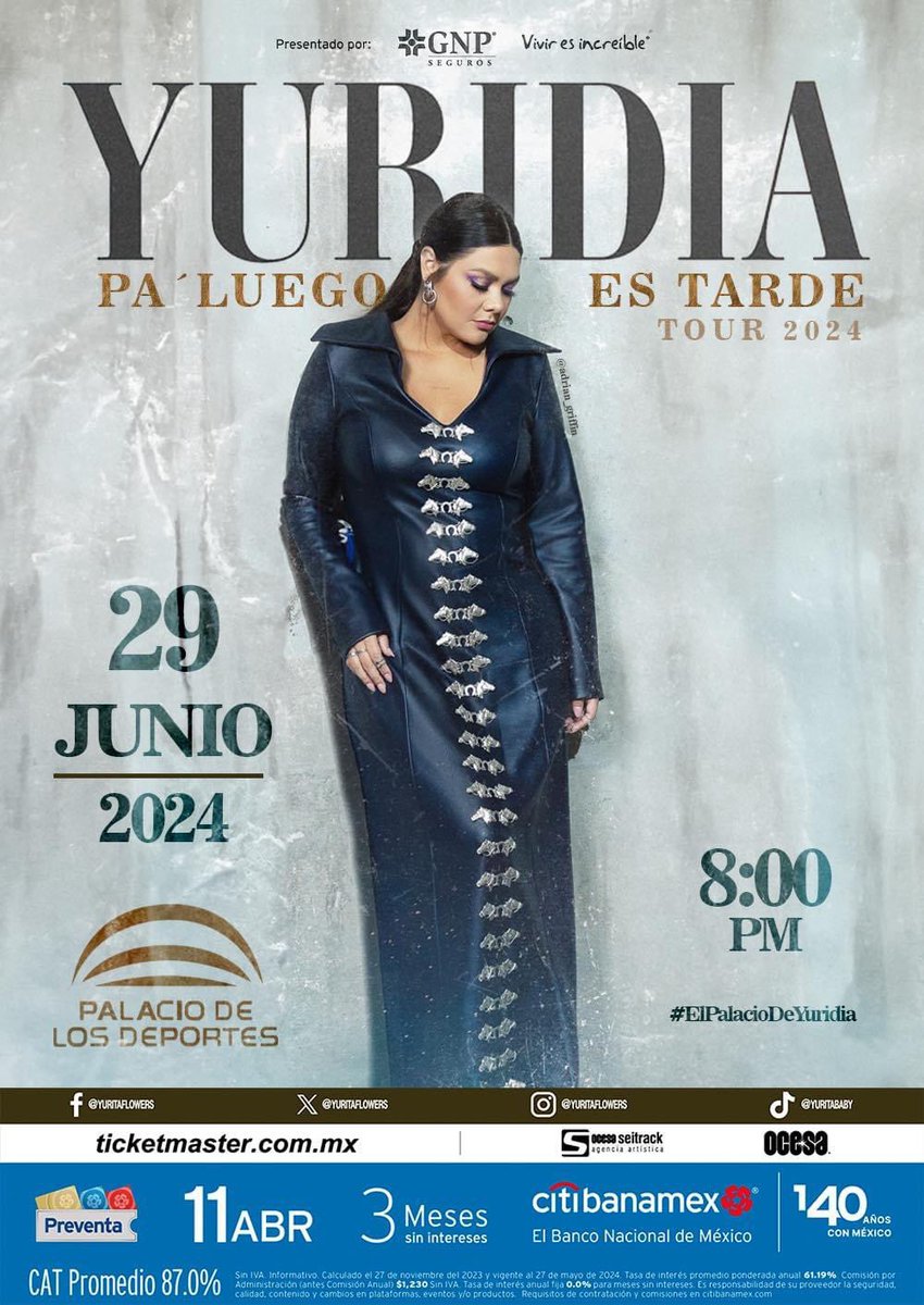 YuridiaMusic's tweet image. ¿Será que lo logramos? ¿Quién se une al movimiento? #YuridiaEnVivoDesdeElPalacio ¡Nos encantaría que fuera grabado! @yuritaflowers @sonymusicmexico @seitrack @matiasaranda