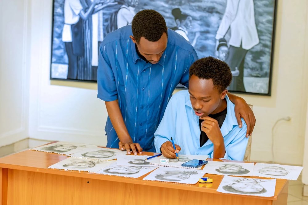 M. Migisha (@migisha) on Twitter photo Since the start of #ArtforMemories initiative a year ago, during the last ‘Kwibuka’ or remembrance commemorations for the Genocide, the collective has produced about 450 portraits of genocide victims. <a href="/Kingabo_/">King Ngabo</a>
#Kwibuka30 Since the start of #ArtforMemories initiative a year ago, during the last ‘Kwibuka’ or remembrance commemorations for the Genocide, the collective has produced about 450 portraits of genocide victims. <a href="/Kingabo_/">King Ngabo</a>
#Kwibuka30