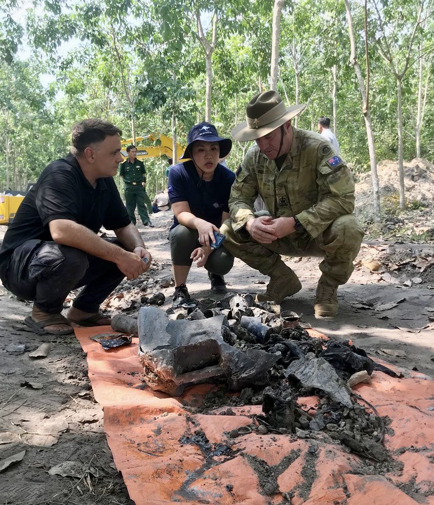 Important news: After 15 years of search efforts, a team including Australian veterans have helped Vietnamese authorities to identify the resting place, in Binh Duong province, of a large number of fallen 🇻🇳 soldiers. The veterans, from the 3rd Battalion Royal Australian 1/3