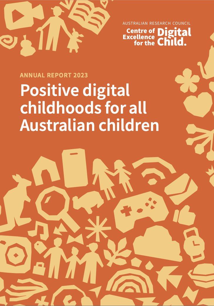 📣 Announcing our new Annual Report where we highlight the many successes of our Centre members and the important progress we made in 2023. 

You can read our full Annual Report here: digitalchild.org.au/about/annual-r…

@arc_gov_au #digitalchild