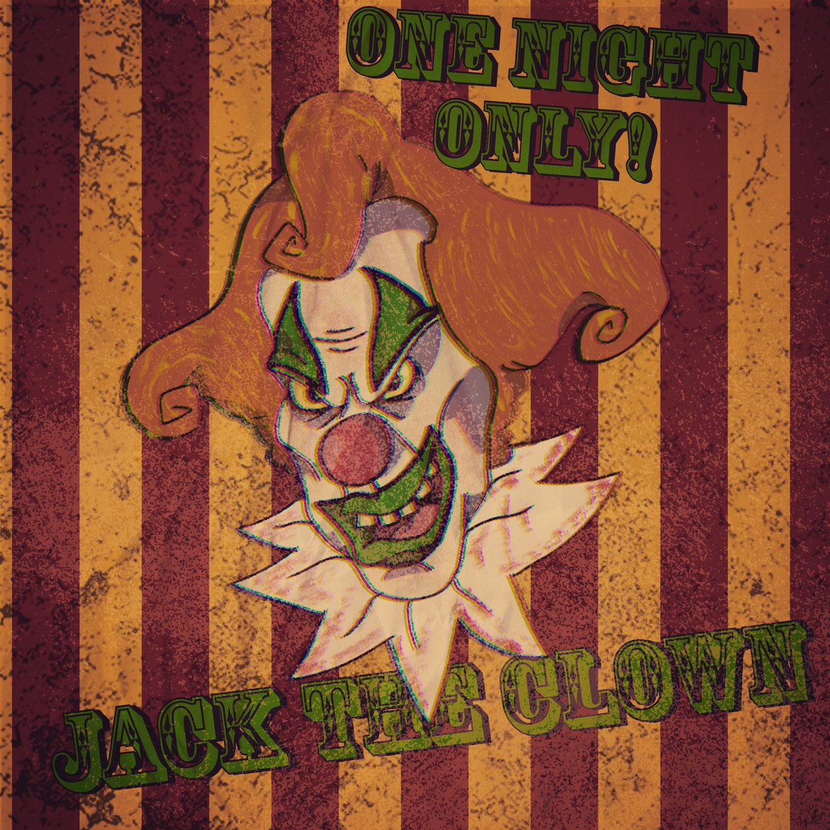 JacksonShadwell's tweet photo. A bit of a comparison of the first time I drew Jack to my most recent piece of him. Progress! Hoorah! #HHN #halloweenhorrornights #Universalorlando #Fanart #artbyshad #ArtistOnTwitter #Jacktheclown https://t.co/GDlhMbqYRh