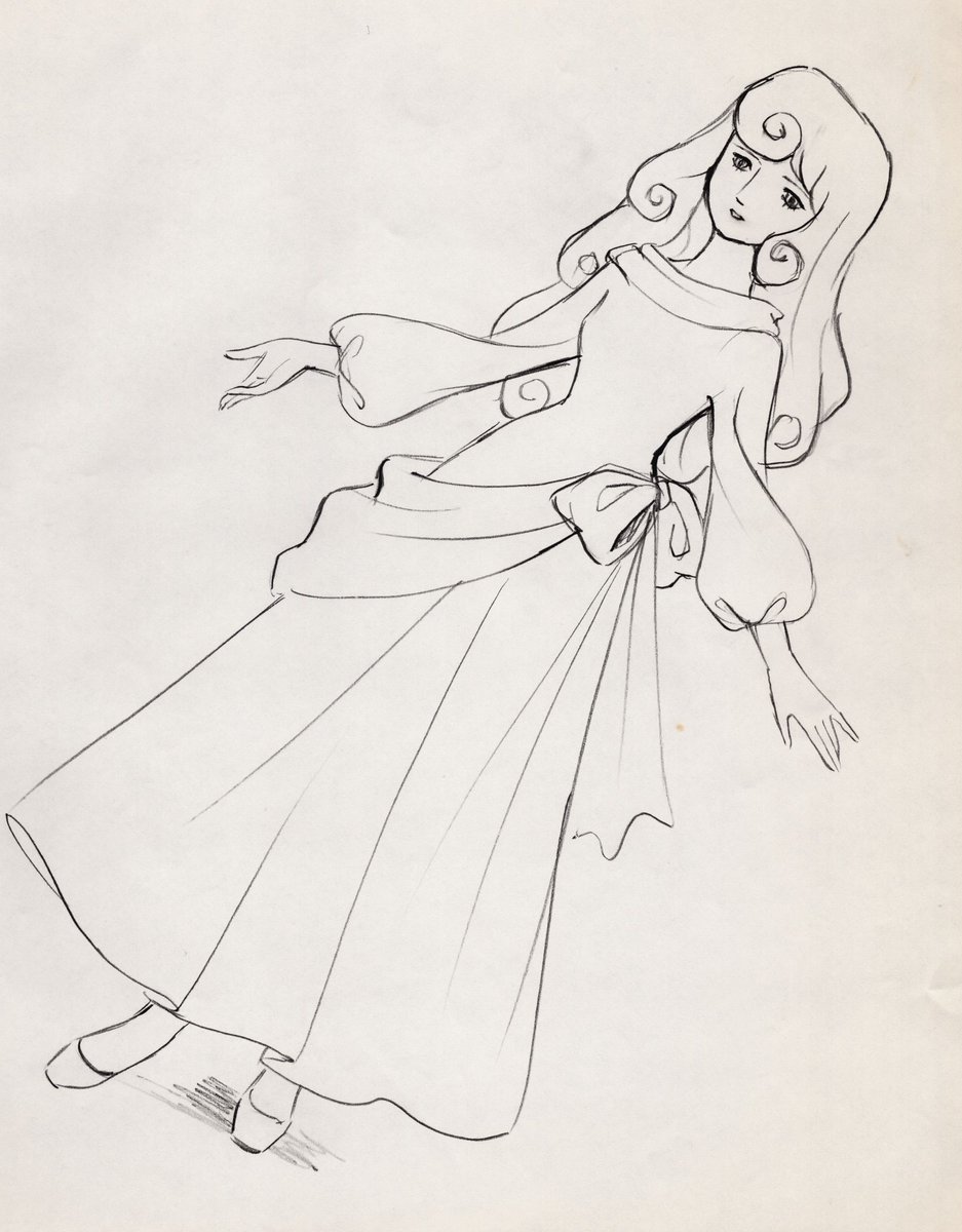 直筆の「美女と野獣」衣装についての資料のようです。大橋学が描いたように見えるのですが、出崎統さんの画かもしれません。
#まんが世界昔ばなし
#大橋学
#出崎統 