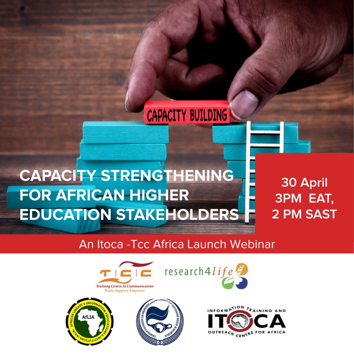 📣Join us us02web.zoom.us/meeting/regist… this partnership launch webinar as we take you through the research capacity initiatives we have conducted in the higher education sector with our partners and funders with the objective of improving African research output .