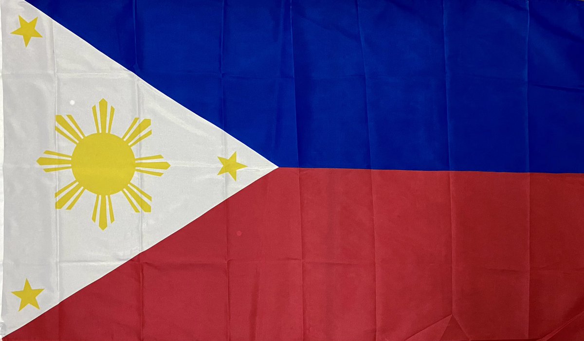 I’m flying the #flag of the #Philippines 🇵🇭 for the Day of Valour (aka Bataan Day). It commemorates the ending of the brave defence of Bataan by Filipino & US forces on this date in 1942, during the Japanese invasion of the Philippines. Flag from @mrflag 🏴󠁧󠁢󠁷󠁬󠁳󠁿.