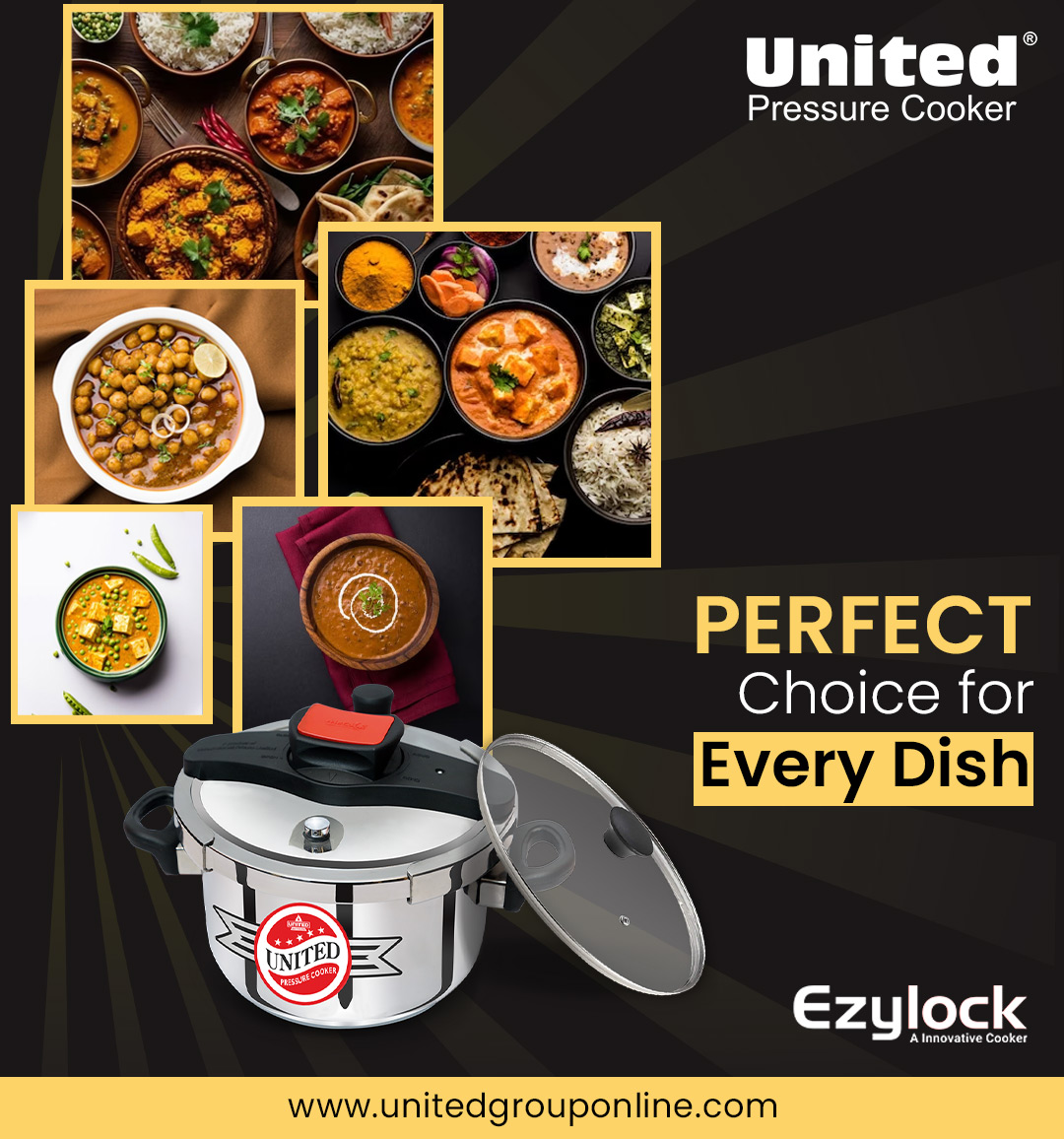 Perfect Choice For Every Dish...
.
.
.
#unitedpressurecookers #Cookers #Cookware #PressureCookers #silky #unirize #eliteplust #Ezylock #HealthyCooking #stainlesssteel
#Durable #Reliable #PremiumQuality #Tastyfood #Chefchoice
#Qualityproduct #Customersatisfaction