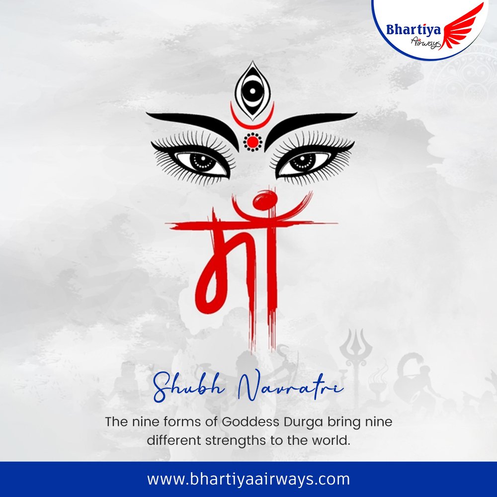 May the vibrant colors of Navratri fill your journey with joy and prosperity! ✈️🌈 

Celebrate the auspicious occasion with Bhartiya Airways .

.
#FestivalOfColors #TravelWithJoy #FlyBhartiya #AirTravel #JoyfulJourney #Prosperity #CelebrateNavratri #Airways #TravelGoals