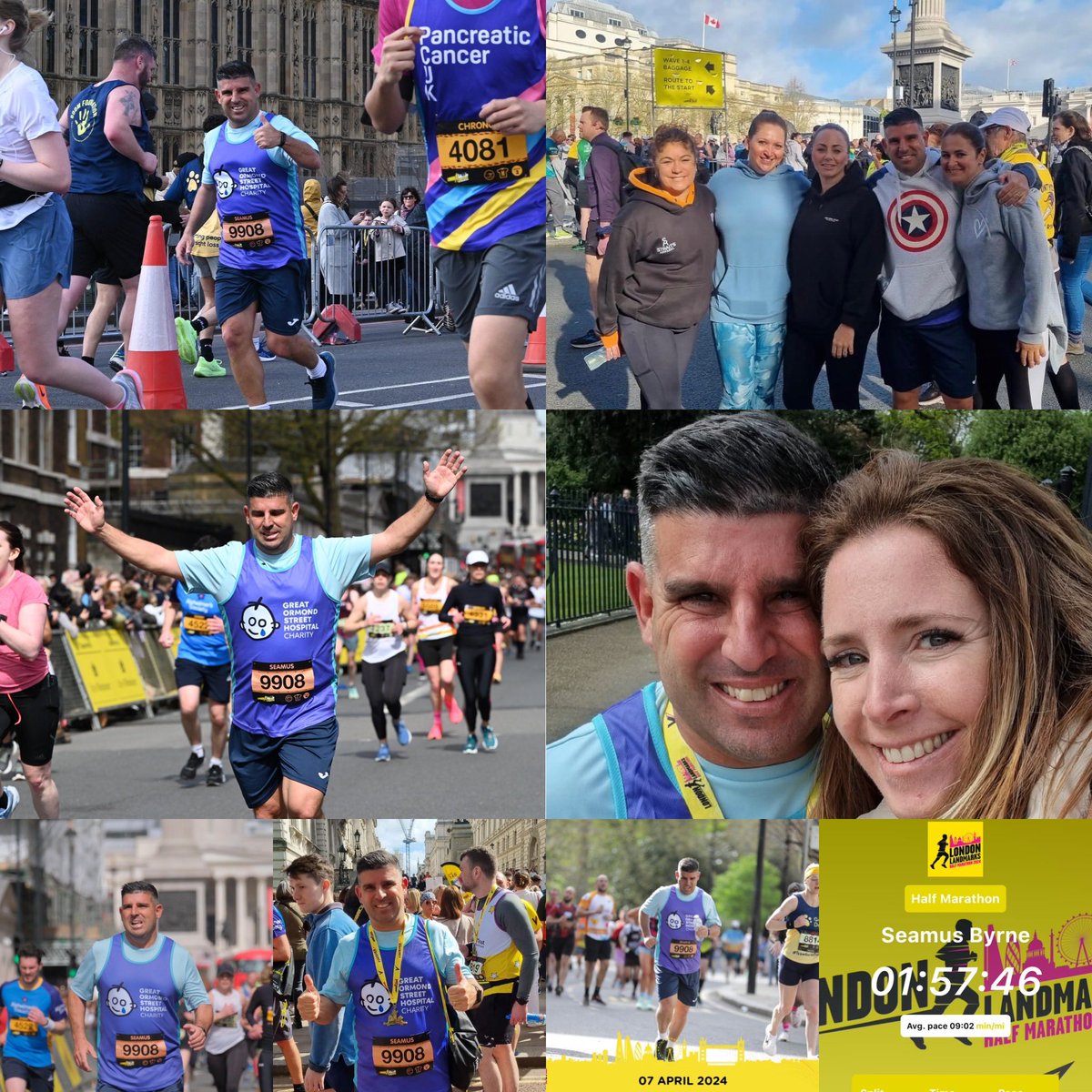 GAME, SET & SMASHED @londonlandmarkshalf Couldn’t have done it without the support of my wife and Team Reilly. Thank you to everyone for your generosity: justgiving.com/fundraising/se… it means the world to us! And always remember: EVERYDAY IS A CHANCE TO MAKE A DIFFERENCE!