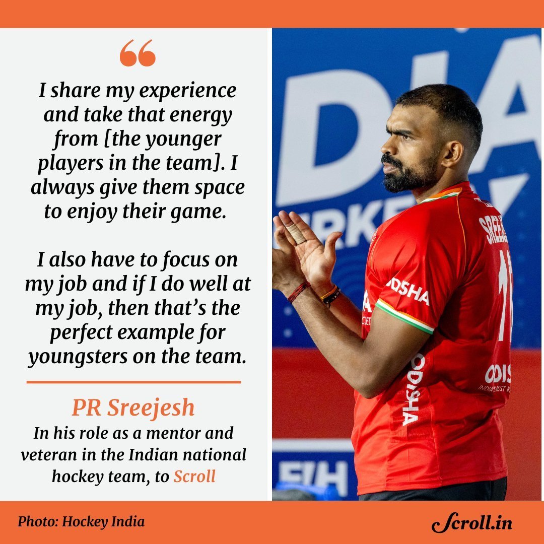 #Hockey A mainstay in the Indian team for over a decade, PR Sreejesh has remained that jovial and cherished personality in the Indian hockey team. ✍️@SportsManiac93 scroll.in/field/1065748/…