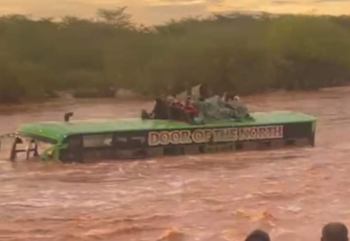 Rescue efforts underway after an Umma Express bus carrying 51 passengers from Garissa to Nairobi was swept away by floods at Lager Areli, Tana River County Commander Ali Ndiema confirms.