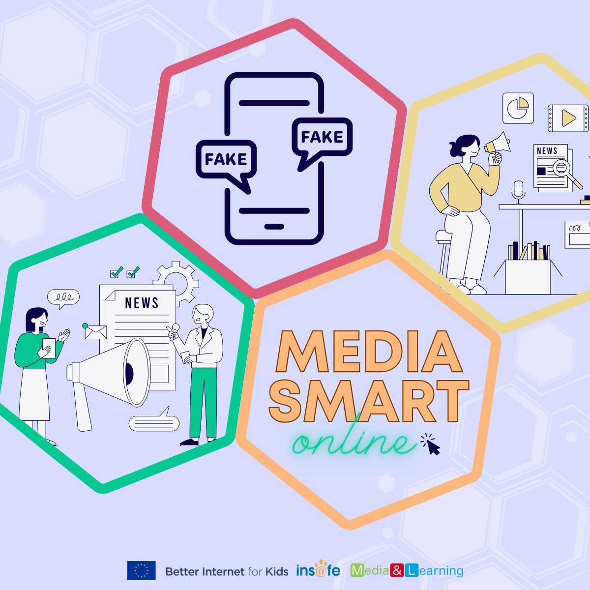 🤔🌐How can we counteract online #hatespeech? Some #MediaLiteracy actions and initiatives are available to support young people, as well as parents and teachers.  

The #MediaSmartOnline campaign wants to spotlight them here: bit.ly/3UYQoc1 

@Insafenetwork