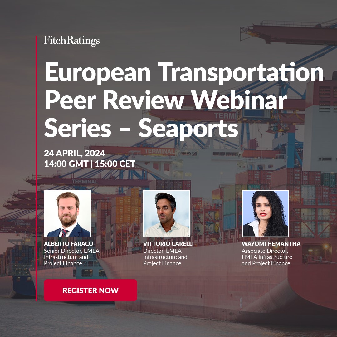 How are increasing geopolitical tensions and shipping disruptions affecting European Seaports? Join us to find out: ow.ly/v1Qf50R7j2H

#seaports #infrastructurefinance #projectfinance
